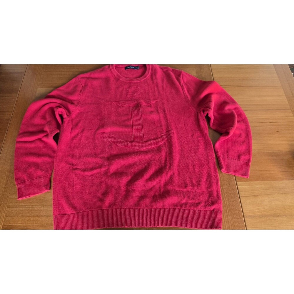 Nautica Bright Pink Crewneck Sweater